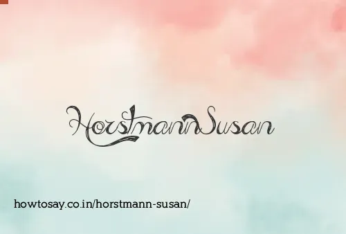 Horstmann Susan