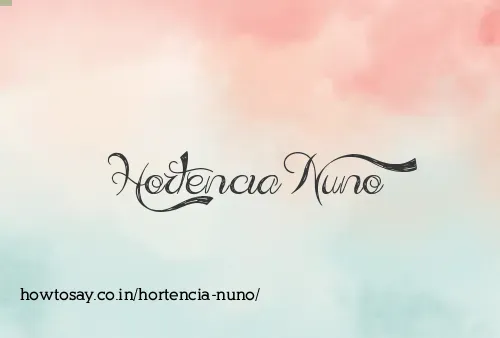 Hortencia Nuno