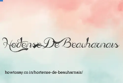 Hortense De Beauharnais