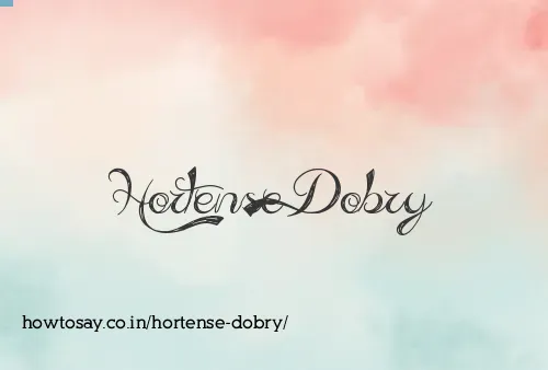 Hortense Dobry