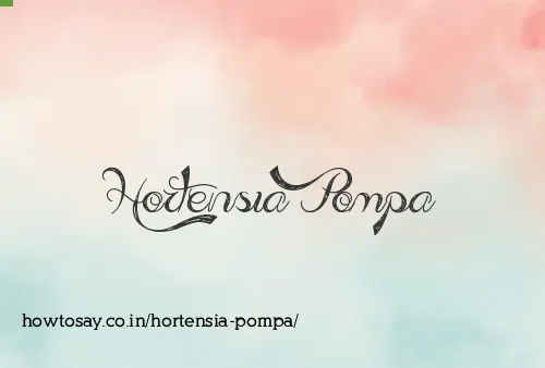 Hortensia Pompa