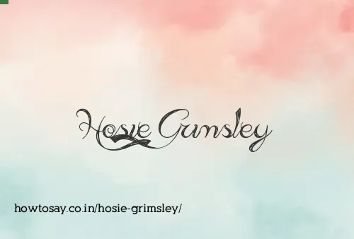 Hosie Grimsley