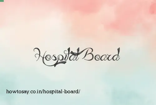 Hospital Board