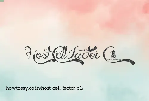 Host Cell Factor C1