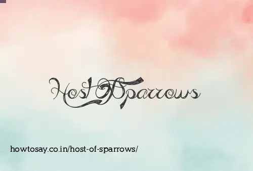 Host Of Sparrows