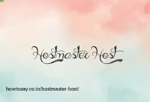 Hostmaster Host