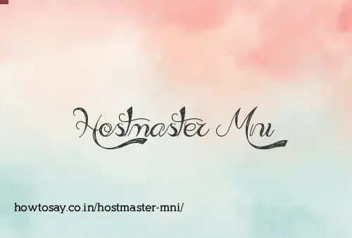 Hostmaster Mni