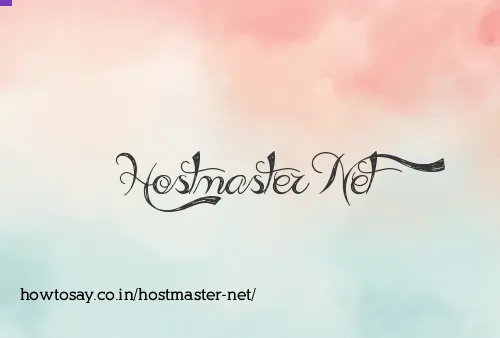 Hostmaster Net