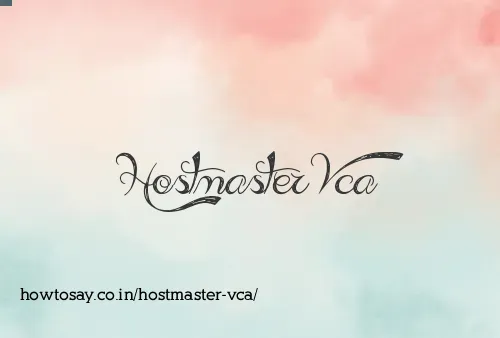 Hostmaster Vca