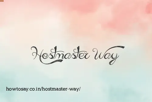 Hostmaster Way