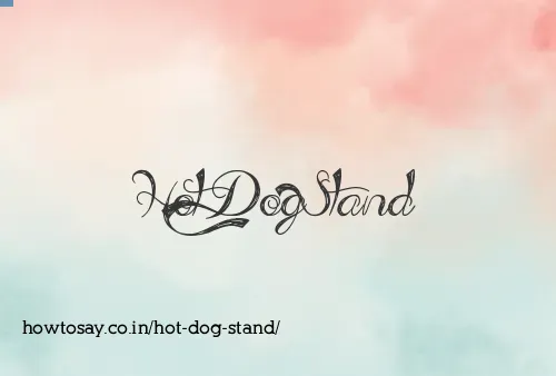 Hot Dog Stand