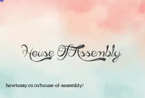 House Of Assembly