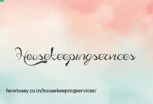 Housekeepingservices