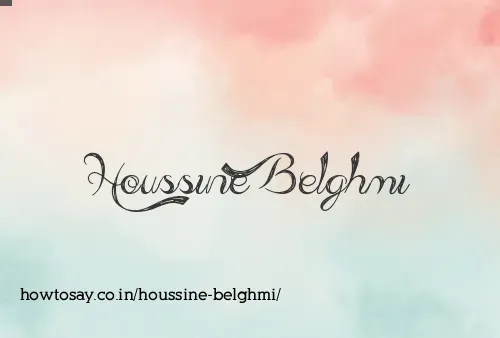 Houssine Belghmi