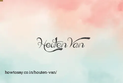 Houten Van