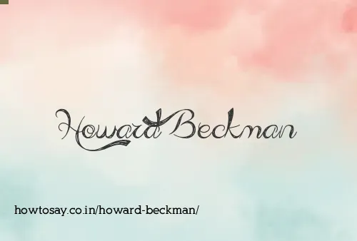 Howard Beckman
