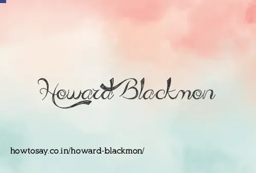 Howard Blackmon