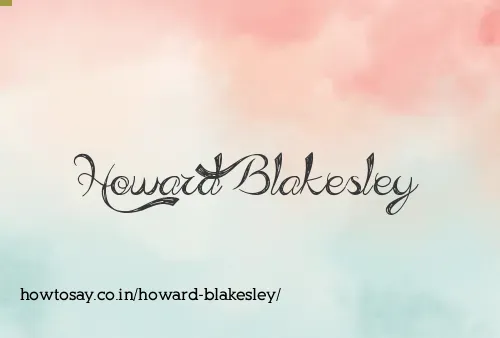 Howard Blakesley