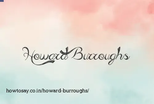 Howard Burroughs