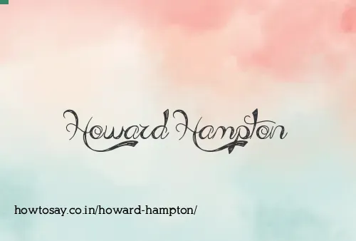 Howard Hampton