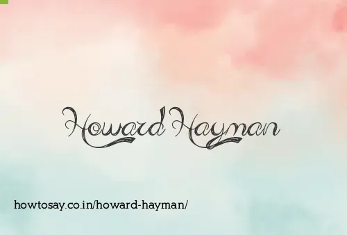 Howard Hayman