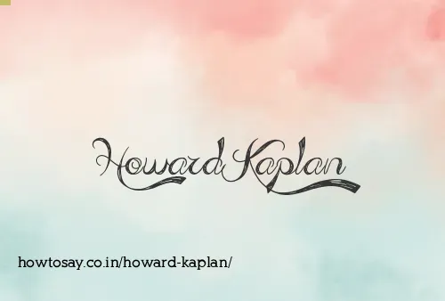 Howard Kaplan