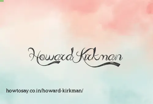 Howard Kirkman
