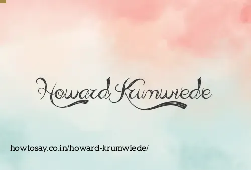 Howard Krumwiede