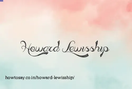 Howard Lewisship