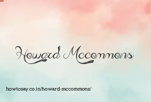 Howard Mccommons