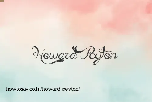 Howard Peyton