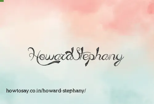 Howard Stephany