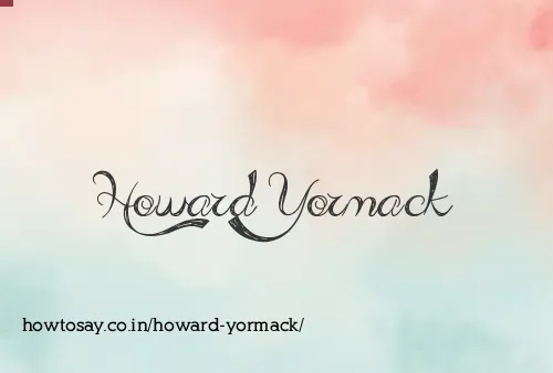Howard Yormack