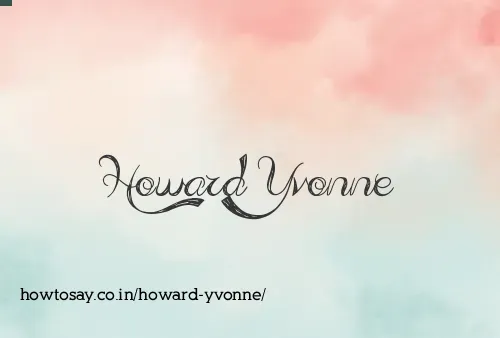 Howard Yvonne