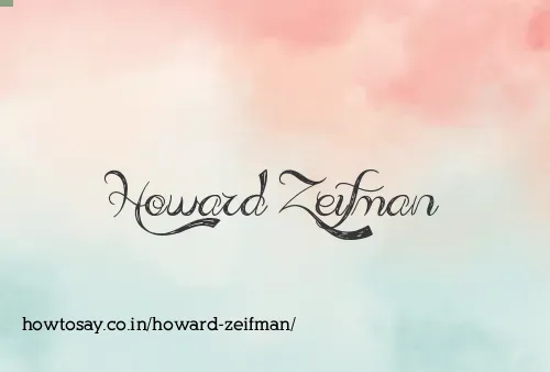 Howard Zeifman