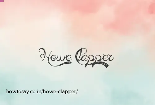 Howe Clapper