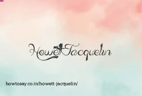 Howett Jacquelin