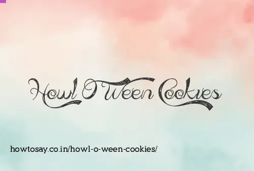 Howl O Ween Cookies