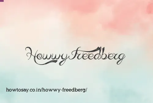 Howwy Freedberg