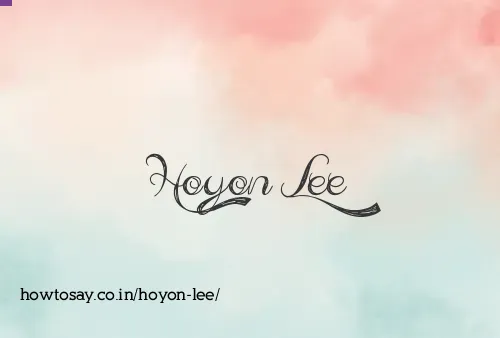 Hoyon Lee
