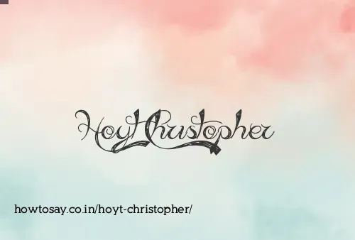 Hoyt Christopher