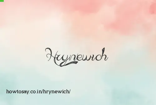Hrynewich