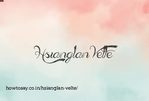 Hsianglan Velte