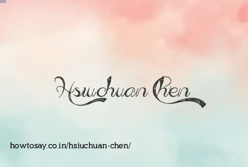 Hsiuchuan Chen