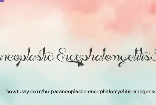 Hu Paraneoplastic Encephalomyelitis Antigens
