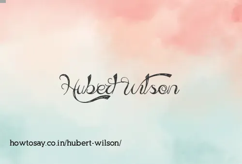 Hubert Wilson