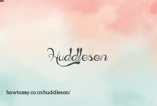 Huddleson