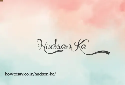 Hudson Ko