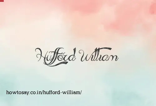 Hufford William