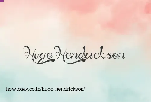 Hugo Hendrickson